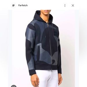 Emporio Armani zip-up hoodie.